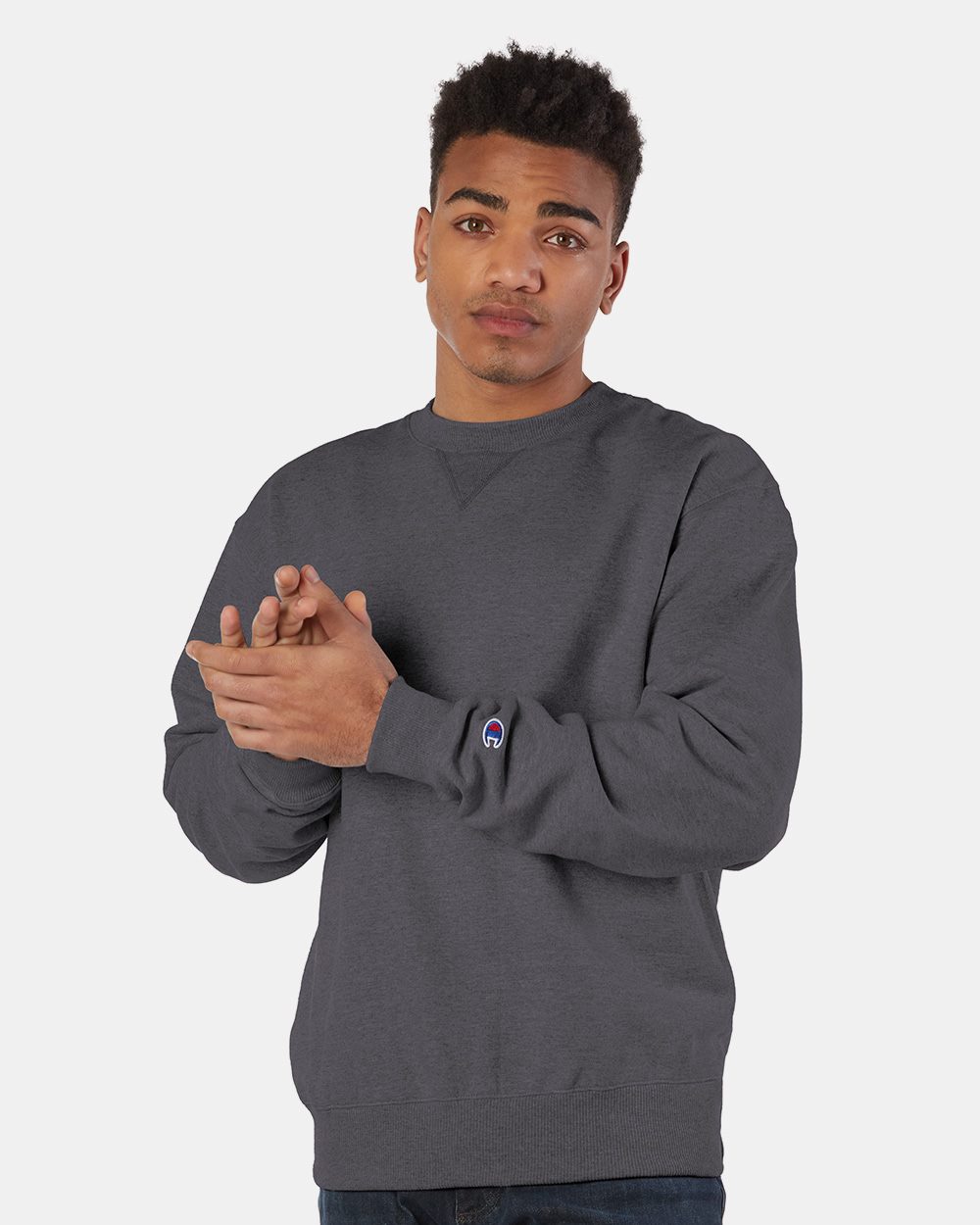 Champion cotton max crew neck sweatshirt online