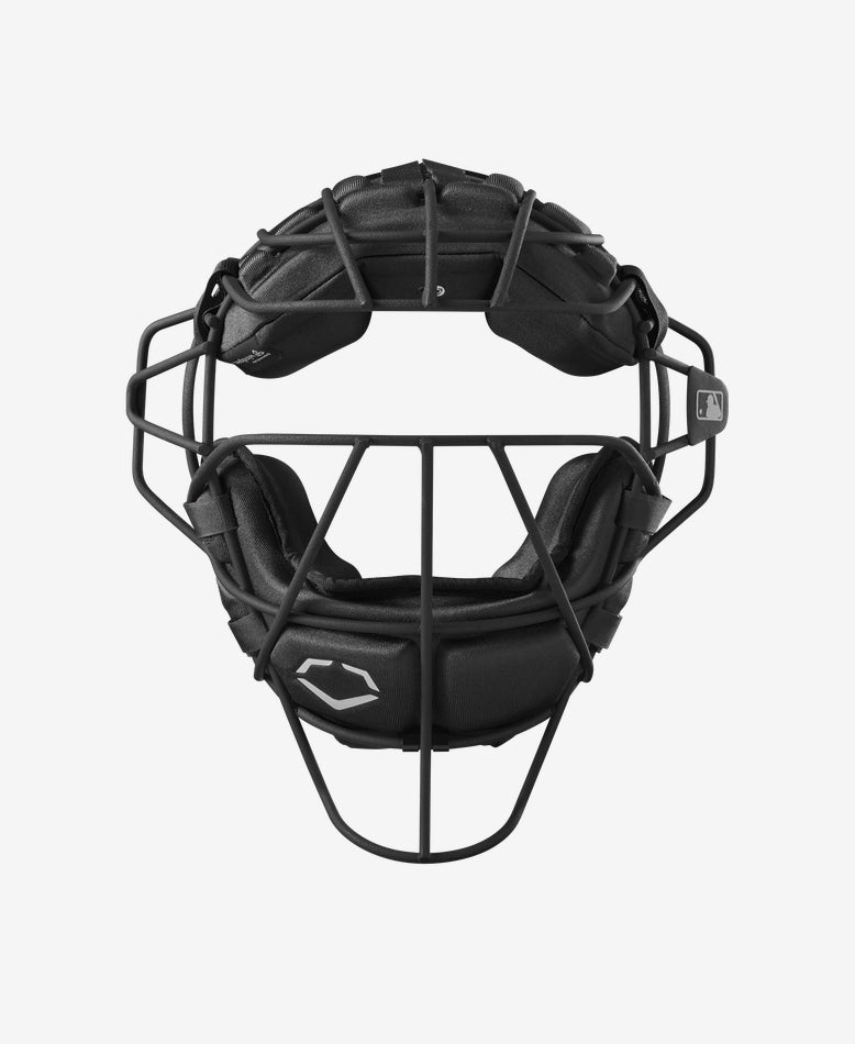 Champion Sports Adult Extended Throat Guard Baseball Mask for Umpires and  Catchers, Black
