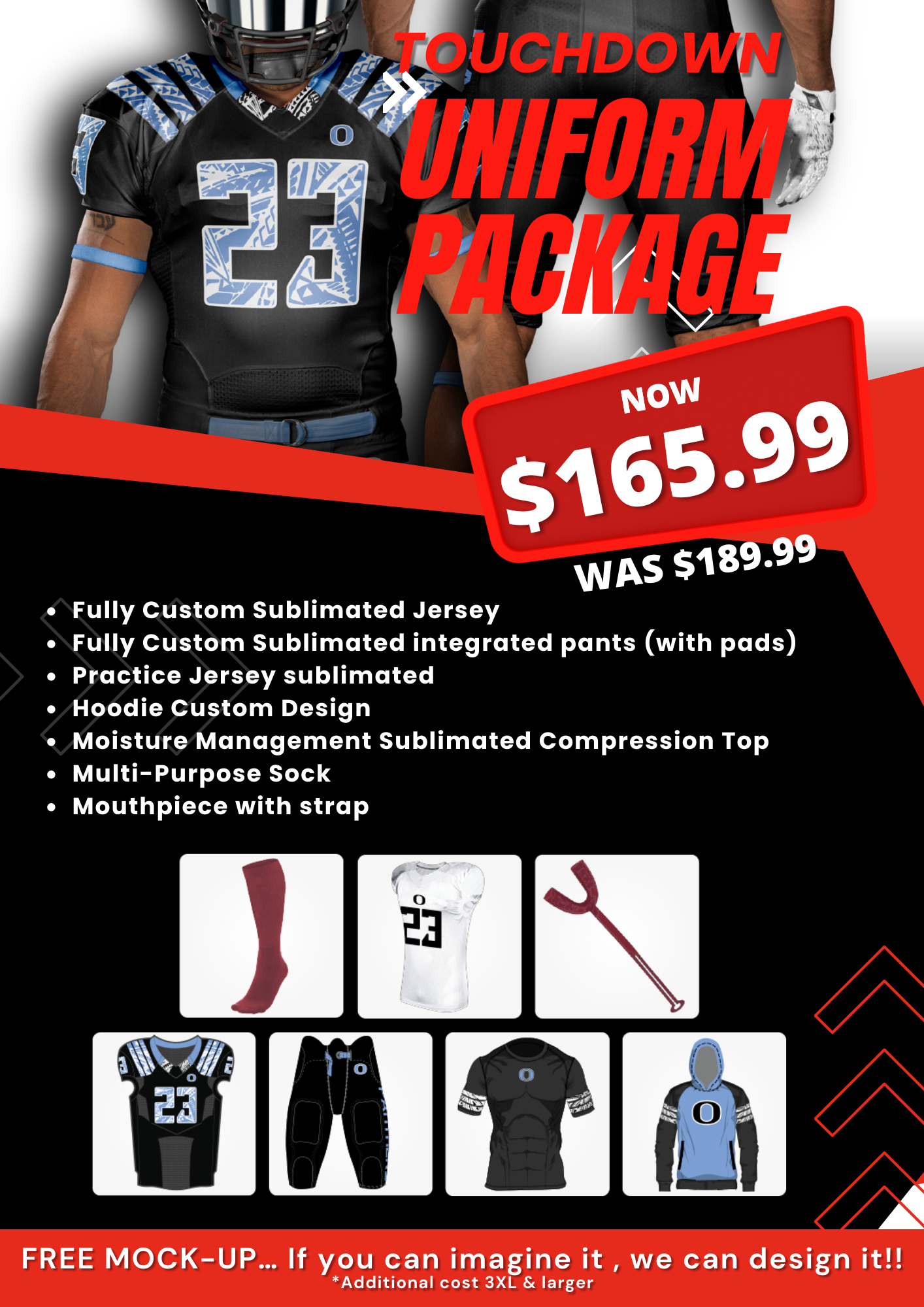 Louisville Football Sublimated Compression Shirt