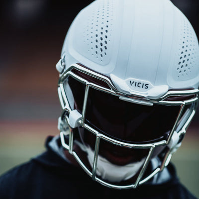 Vicis Adult Zero2 Elite Football Helmet with Titanium Facemask & Oakley Eye Shield Vicis