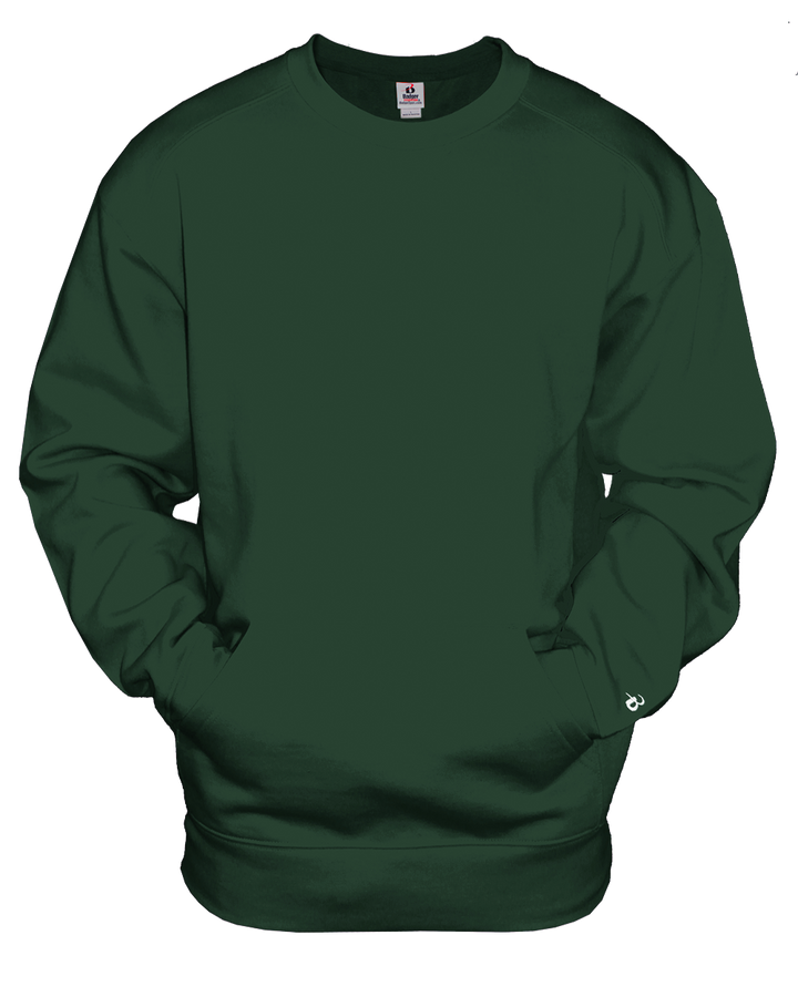 Badger Men's Pocket Crew Sweatshirt Badger