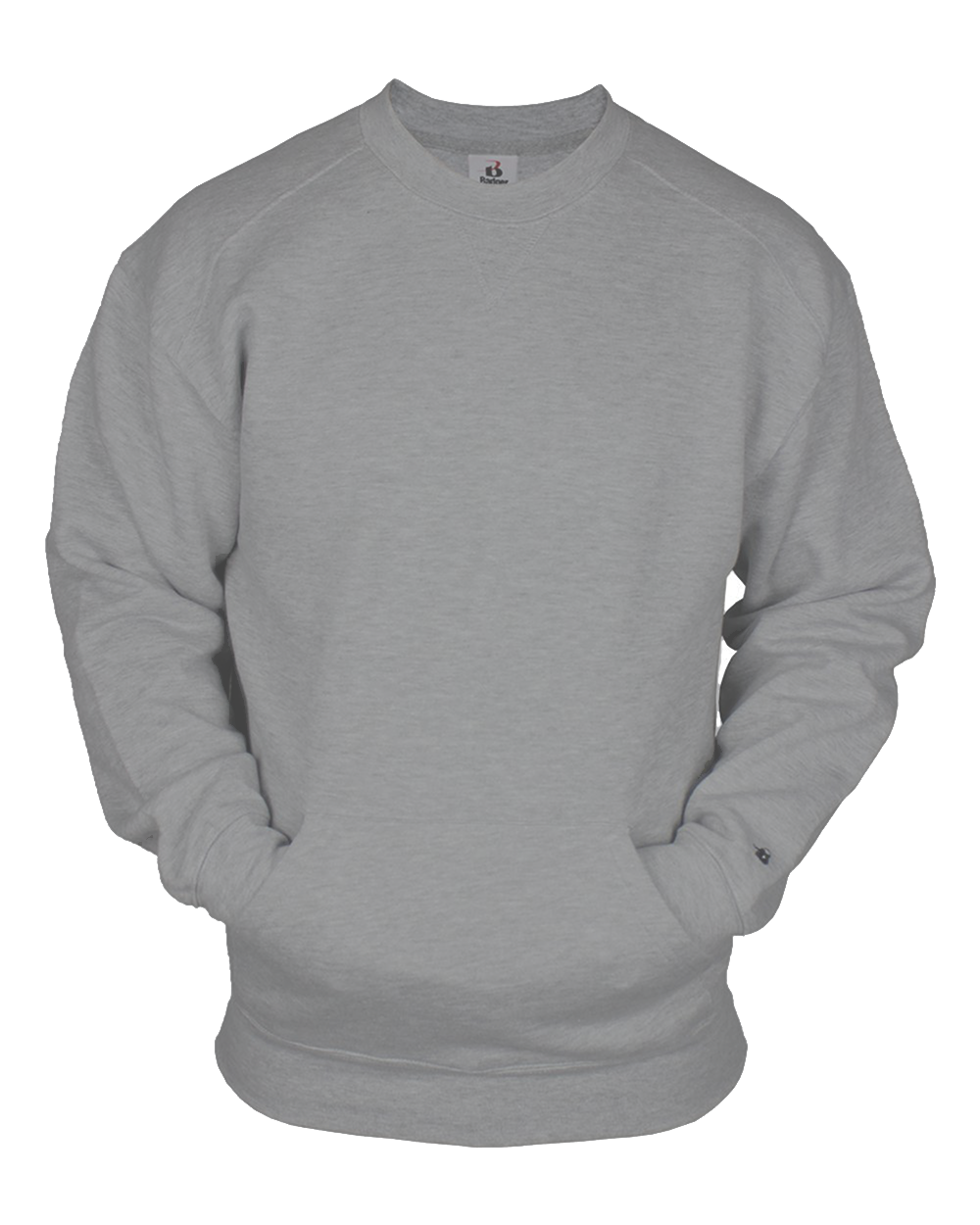 Badger Men's Pocket Crew Sweatshirt Badger