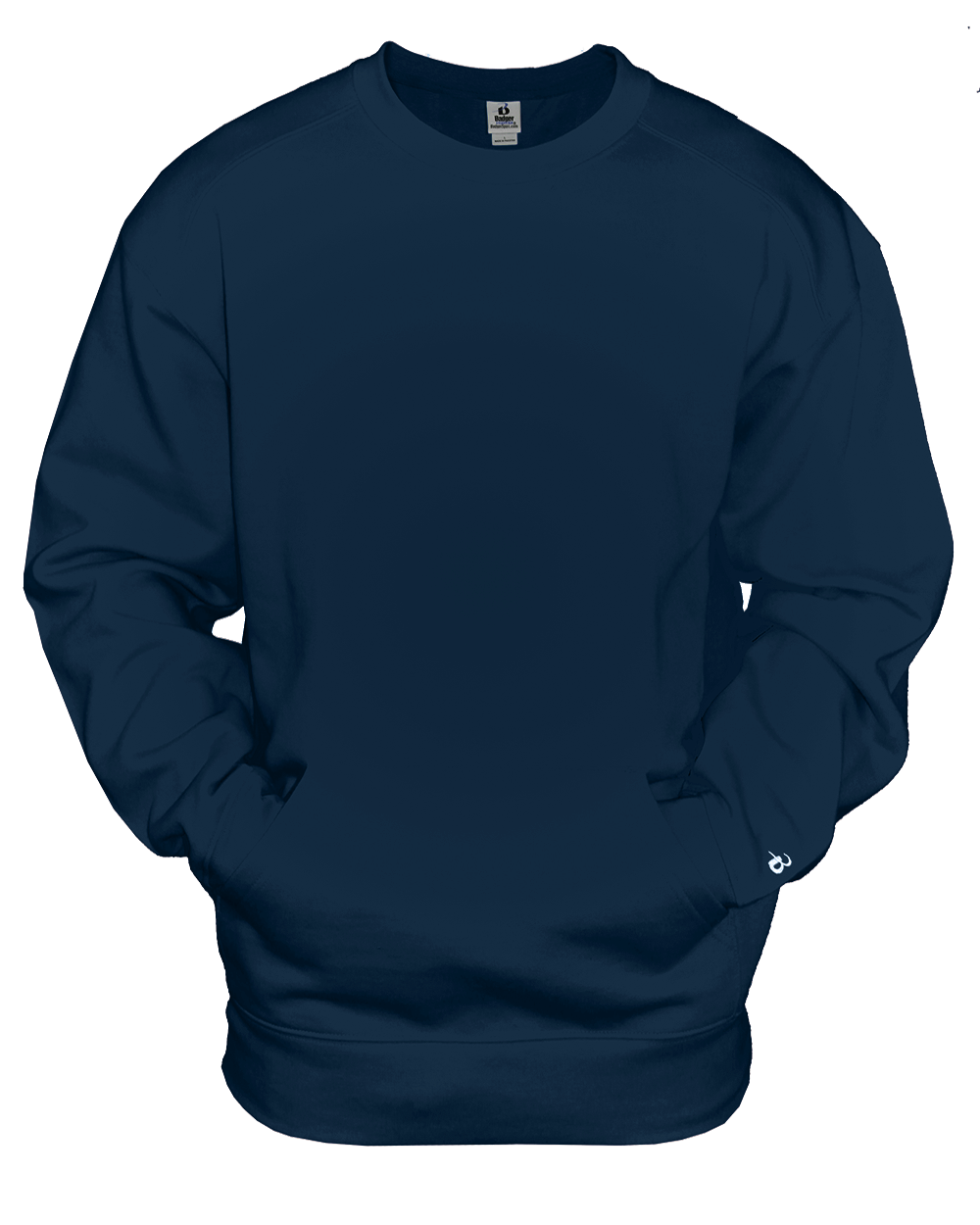 Badger Men's Pocket Crew Sweatshirt Badger