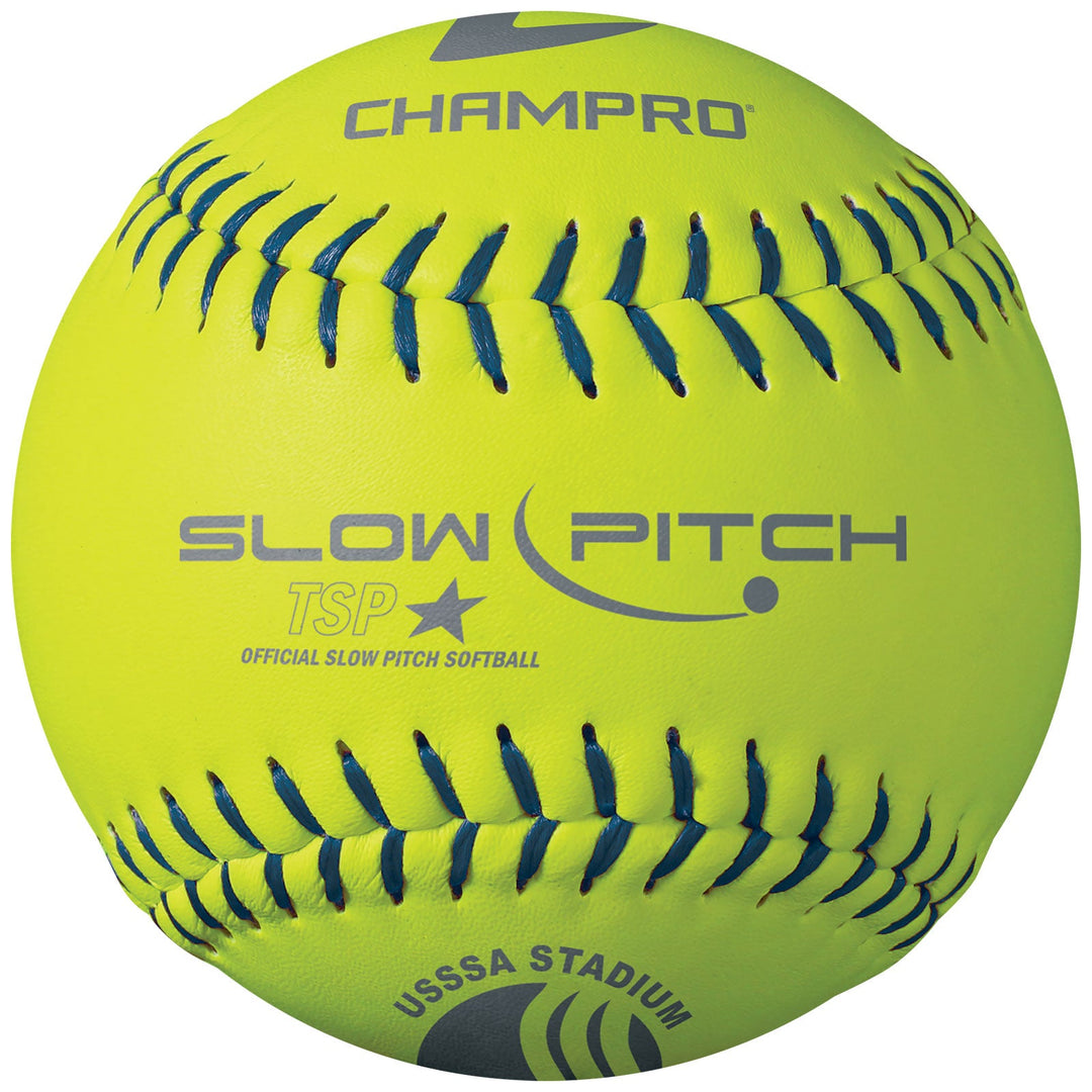 Champro Game 12" .47 COR Slow Pitch Softball - Dozen Softball Softballs All