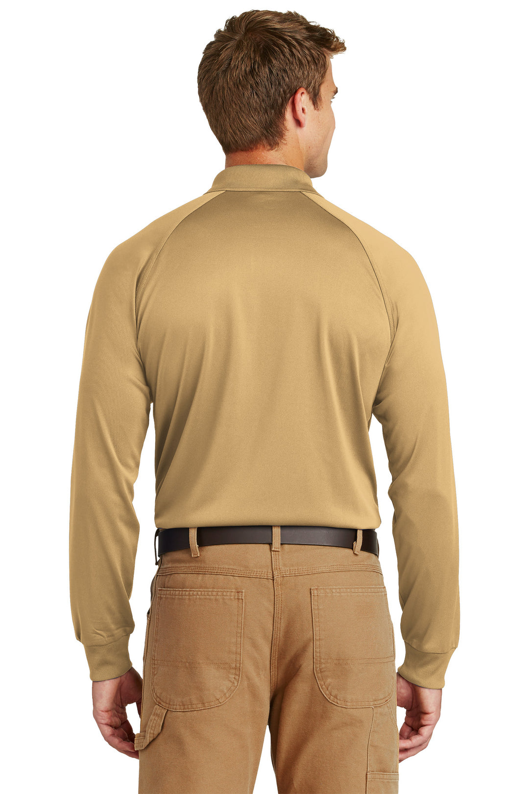 CornerStone Men's Select Long Sleeve Snag-Proof Tactical Polo. CS410LS CornerStone