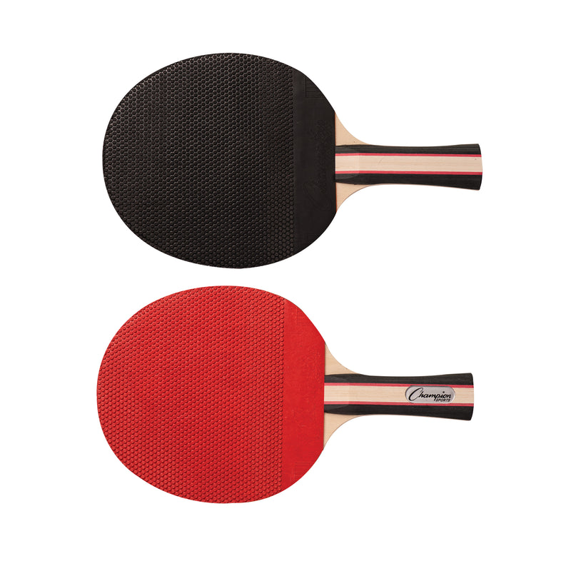Champion Sports 7 Ply Pips Out Rubber Face Table Tennis Paddle Champion Sports