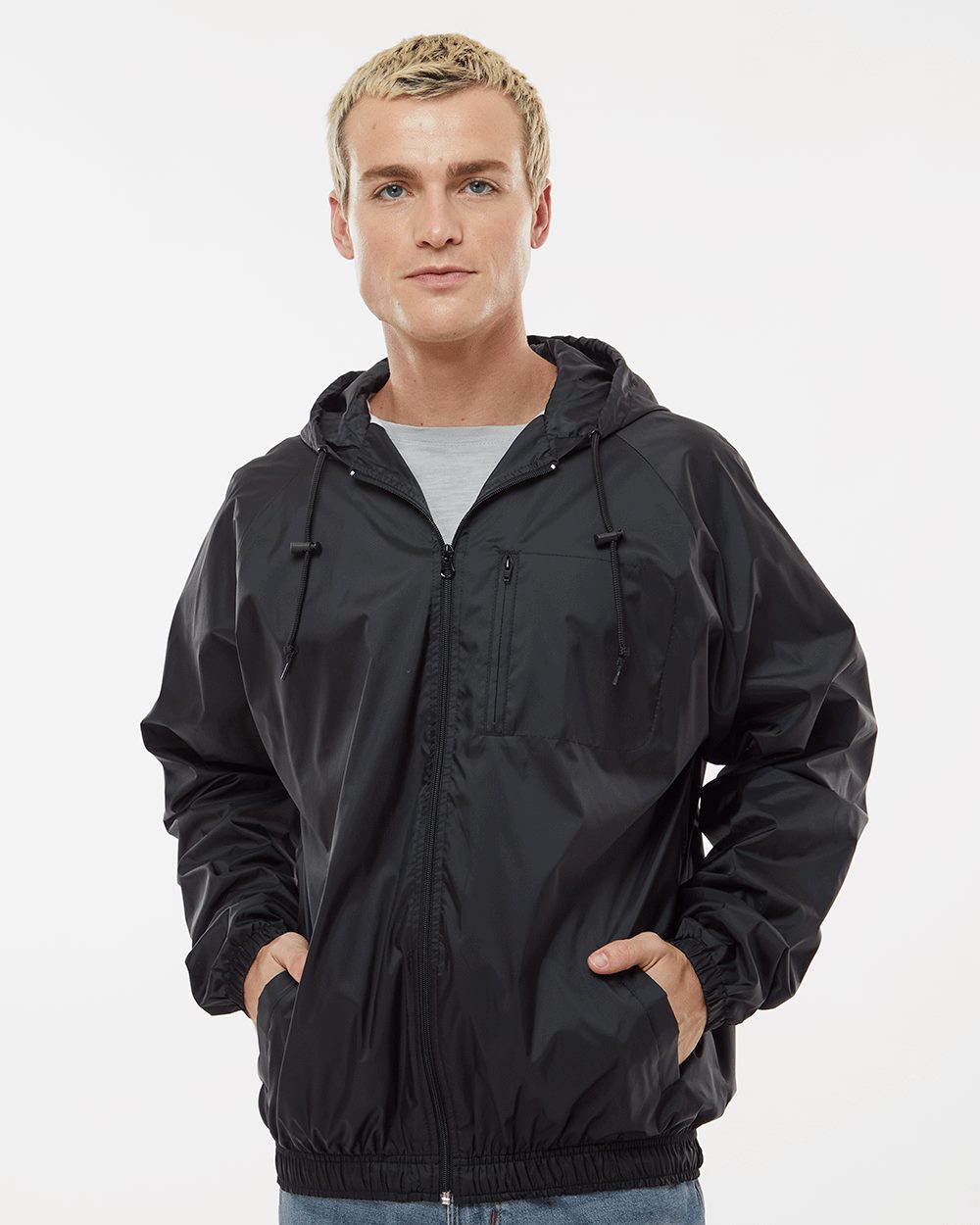 Burnside Men's Hooded Coach's Jacket Burnside