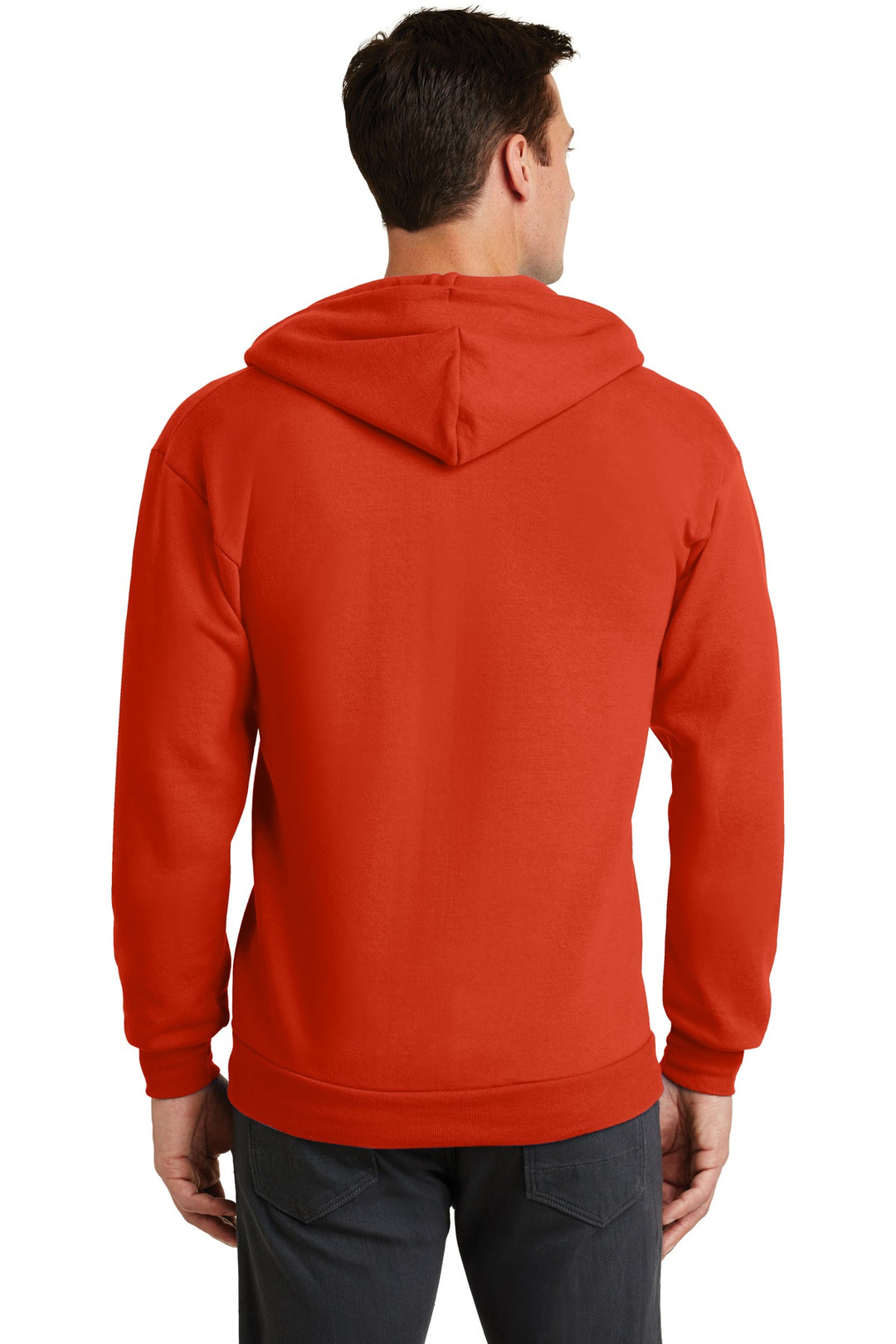 Port & Company - Men's Core Fleece Full-Zip Hooded Sweatshirt Mens Apparel Sweatshirts & Fleece