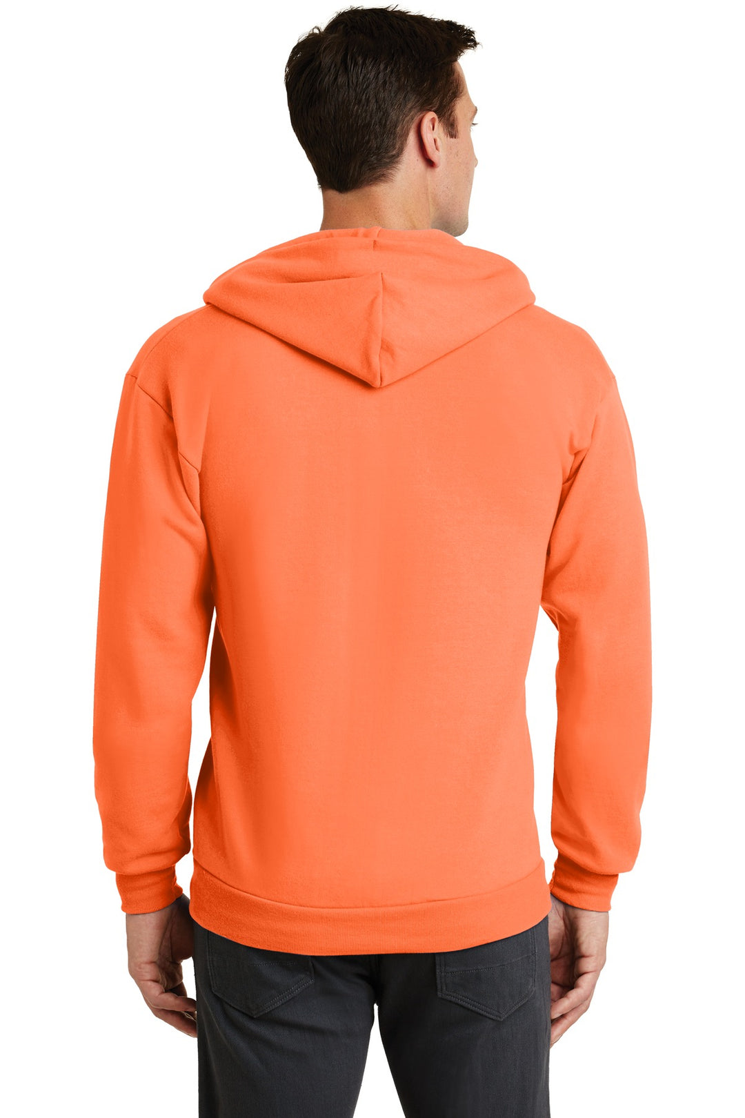 Port & Company - Men's Core Fleece Full-Zip Hooded Sweatshirt Mens Apparel Sweatshirts & Fleece