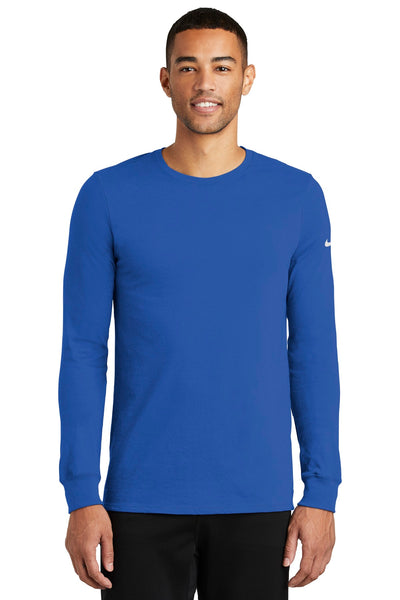 Nike Men's Dri-FIT Cotton/Poly Long Sleeve Tee Shirt. NKBQ5230 Nike