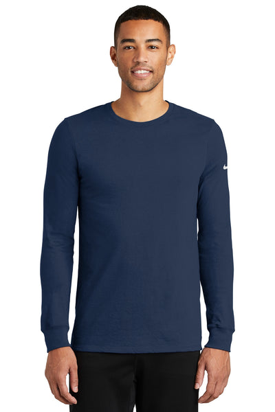 Nike Men's Dri-FIT Cotton/Poly Long Sleeve Tee Shirt. NKBQ5230 Nike