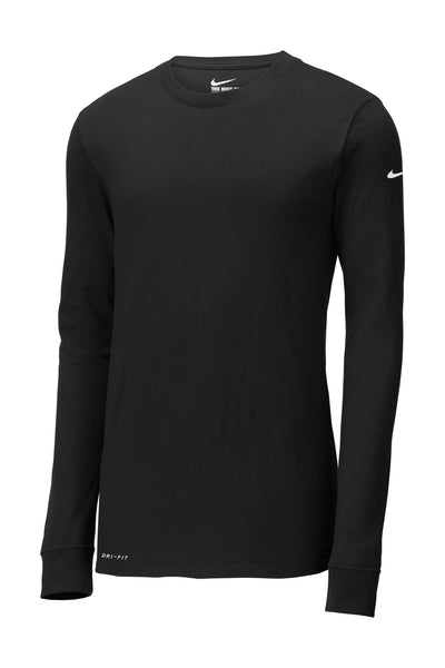 Nike Men's Dri-FIT Cotton/Poly Long Sleeve Tee Shirt. NKBQ5230 Nike