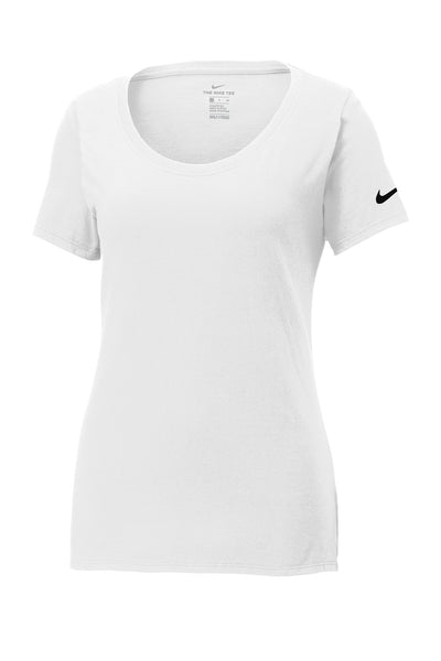 Nike Women's Core Cotton Scoop Neck Tee Shirt. NKBQ5236 Nike