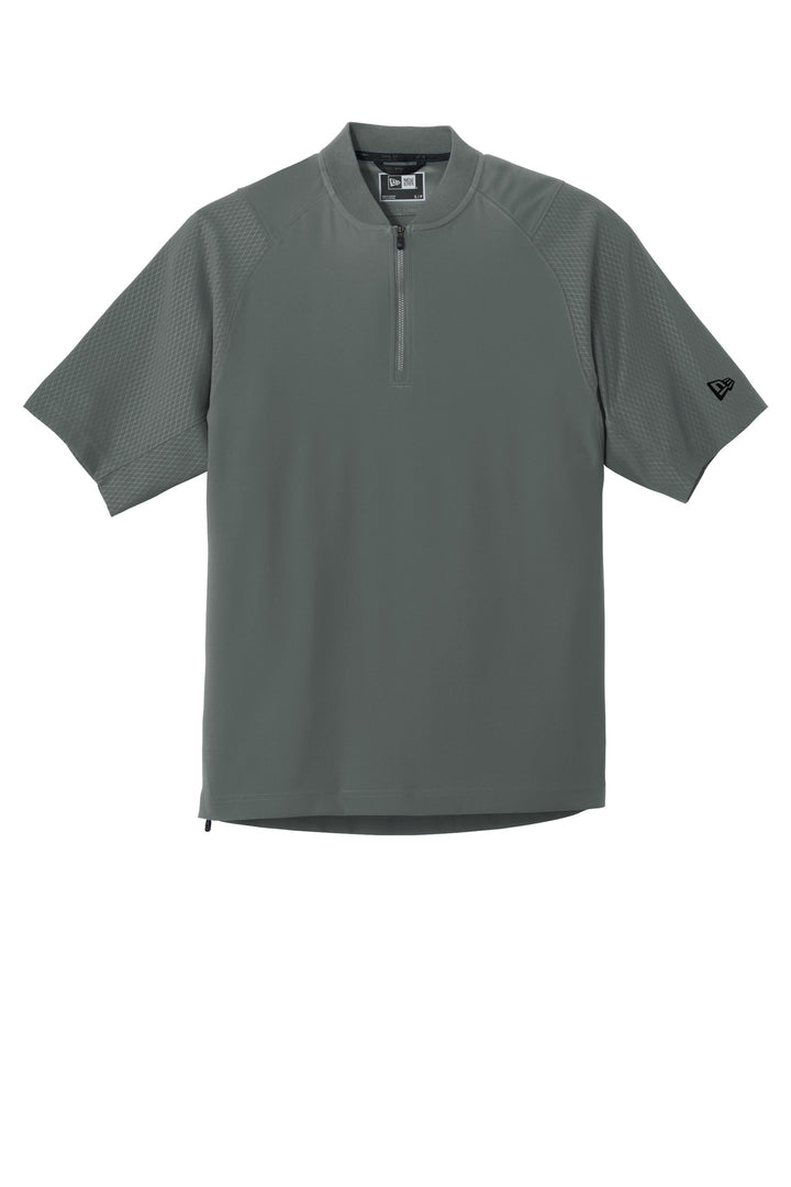 New Era Men's Cage Short Sleeve 1/4-Zip Jacket. NEA600 New Era