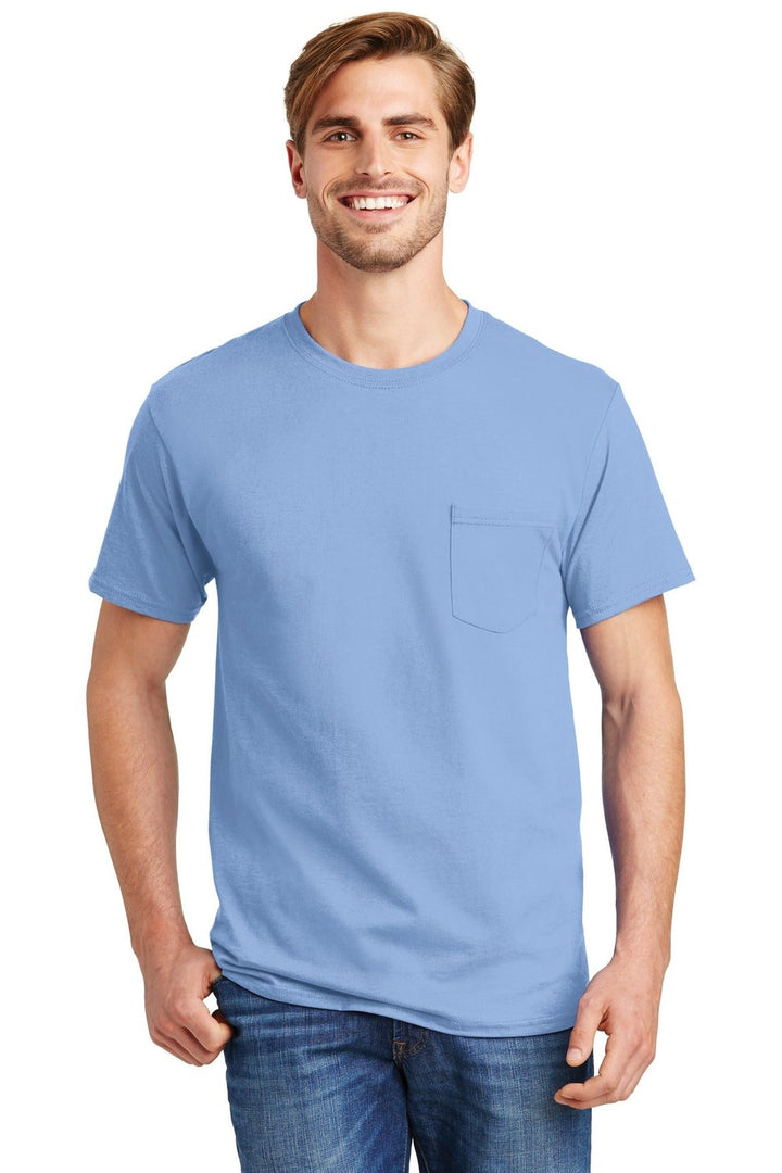 Hanes Men's Authentic Pocket T-Shirt Mens Apparel Shirts & Tops