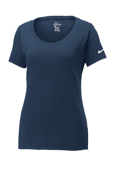 Nike Women's Core Cotton Scoop Neck Tee Shirt. NKBQ5236 Nike