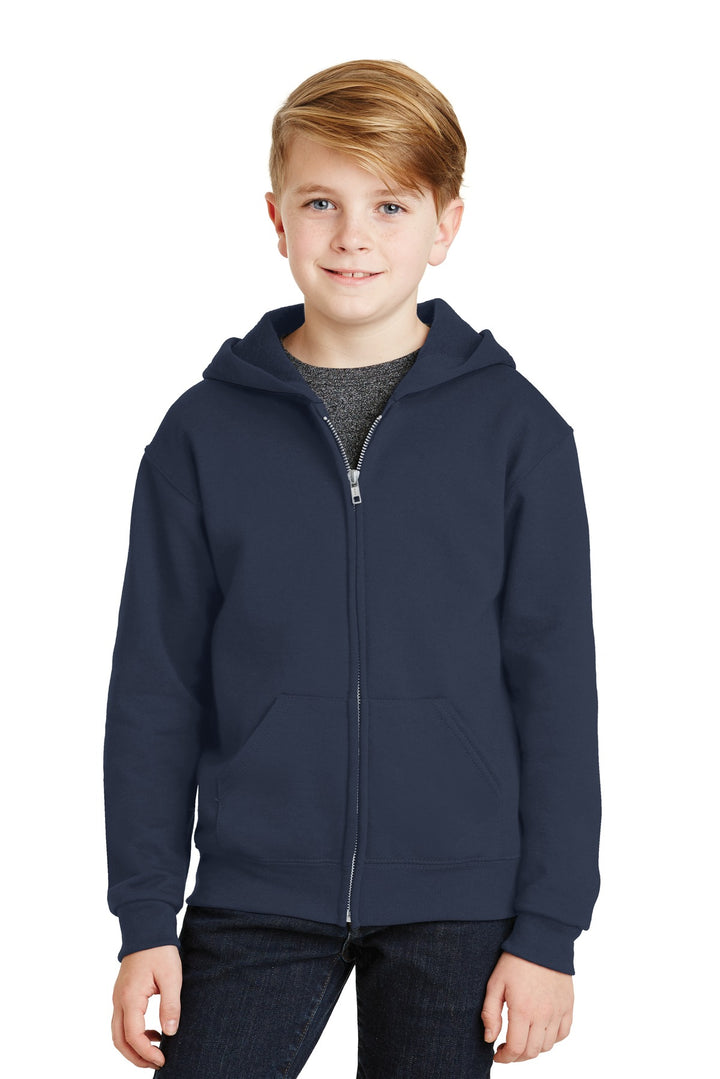 JERZEES - Youth NuBlend Full-Zip Hooded Sweatshirt 993B JERZEES