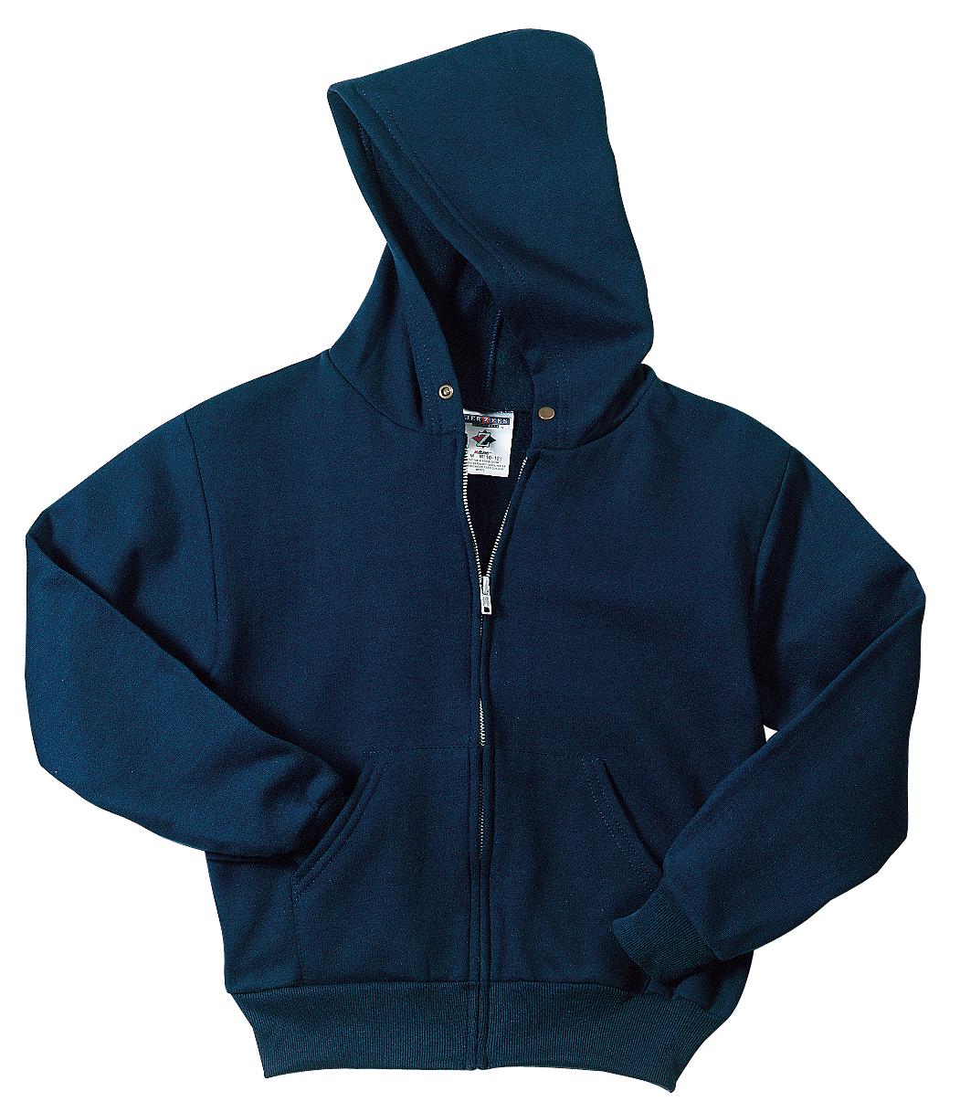 JERZEES - Youth NuBlend Full-Zip Hooded Sweatshirt 993B JERZEES