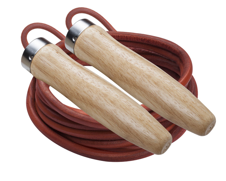 Champion Sports Heavyweight Leather Ball Bearing Jump Rope Champion Sports