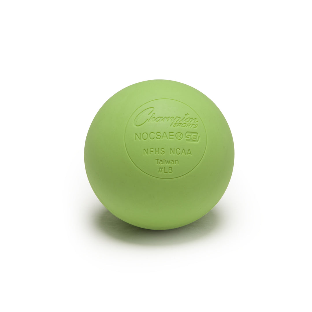 Champion Sports NOCSAE® Lacrosse Ball Green Champion Sports