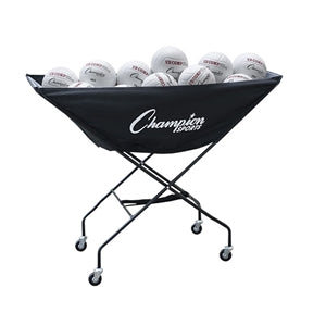 Champion Sports Pro Collapsible Volleyball Cart Champion Sports