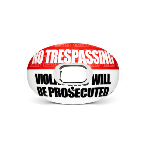 Battle No Trespassing Oxygen Football Mouthguard Battle