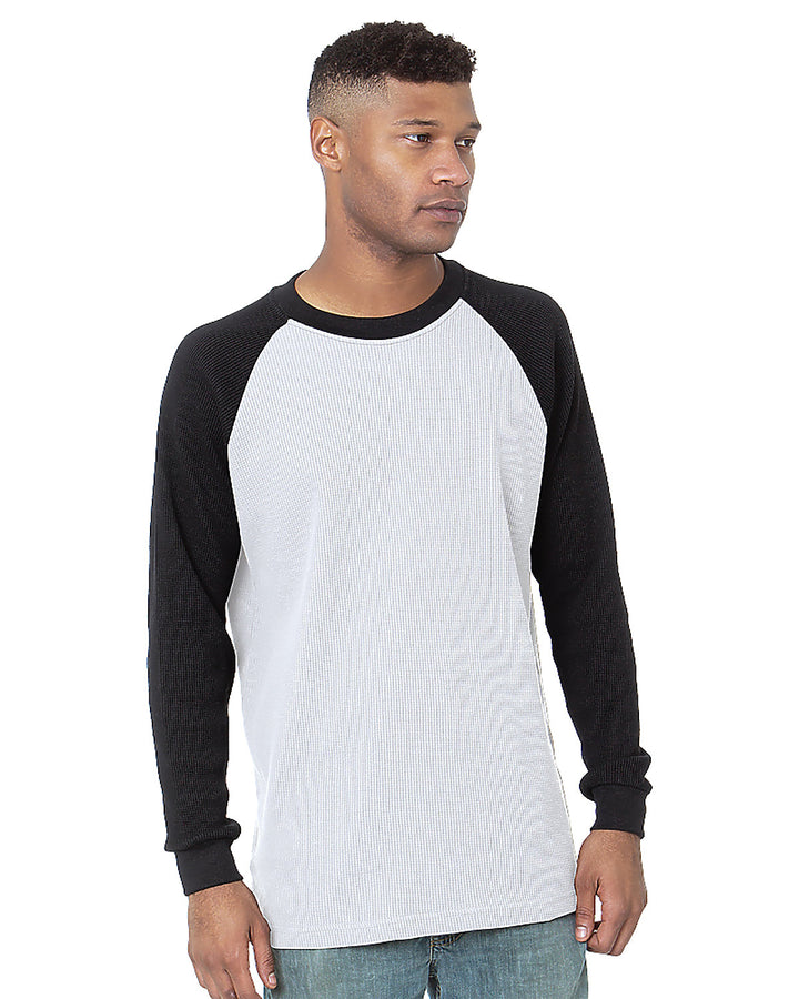 Bayside Heavyweight Waffle Knit Thermal Raglan Bayside