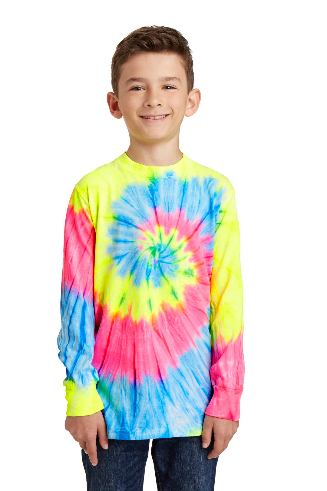 Port & Company - Youth Tie-Dye Long Sleeve Tee PC147YLS