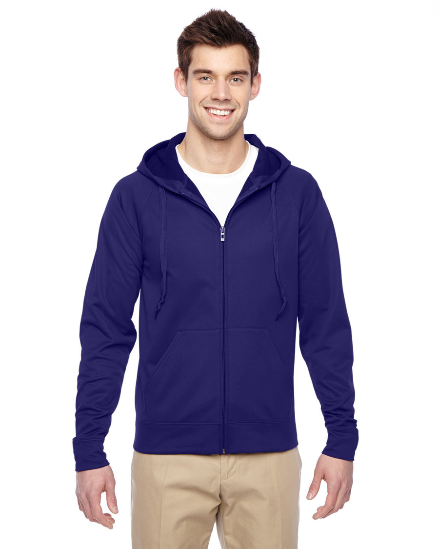 Jerzees Adult 6 oz. DRI-POWER® SPORT Full-Zip Hooded Sweatshirt JERZEES