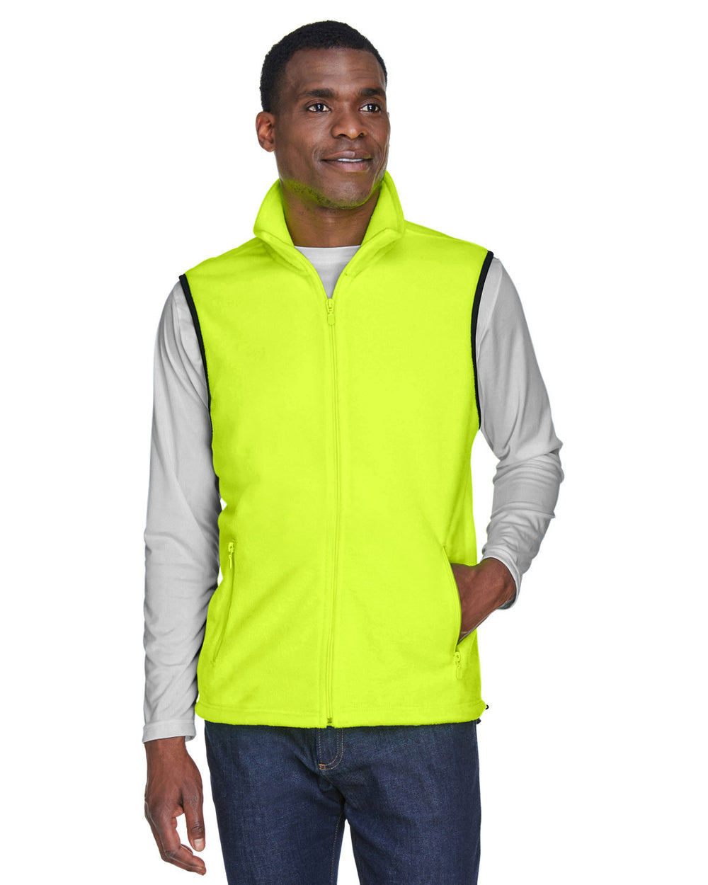 Harriton Adult 8 oz. Fleece Vest Harriton