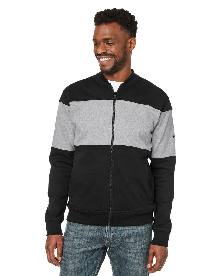 Nautica Anchor Bomber Full-Zip Fleece Jacket Nautica