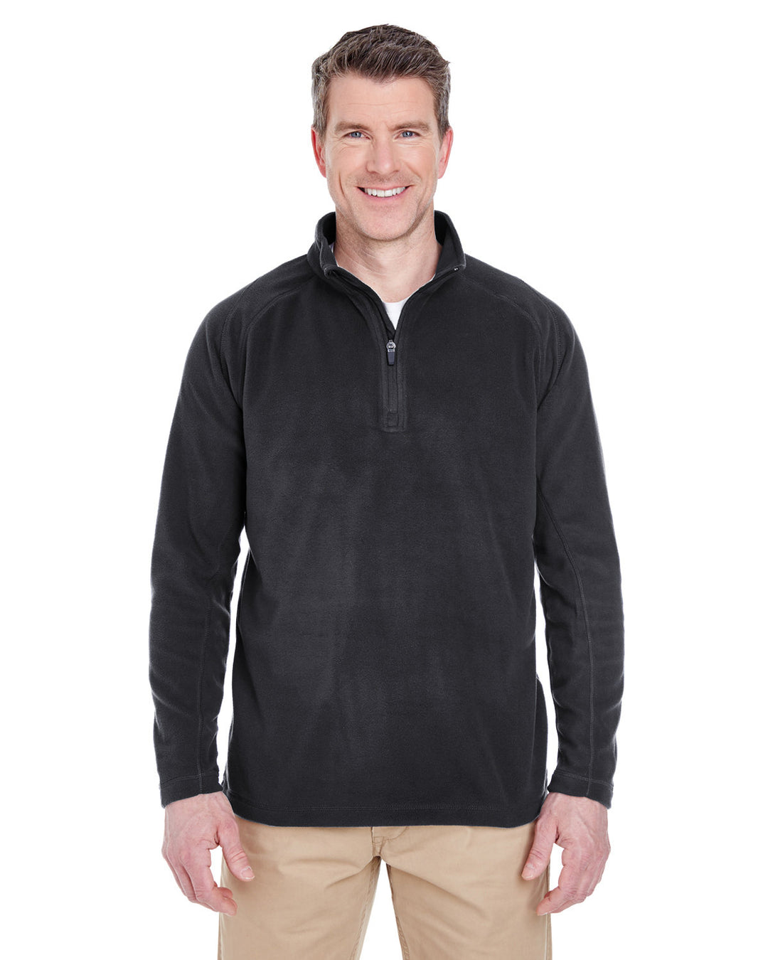 UltraClub Adult Cool & Dry Quarter-Zip Microfleece UltraClub