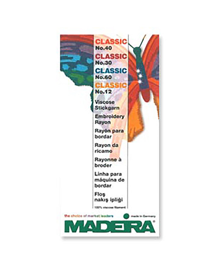 Decoration Supplies MADEIRA Color Cards Decoration Supplies