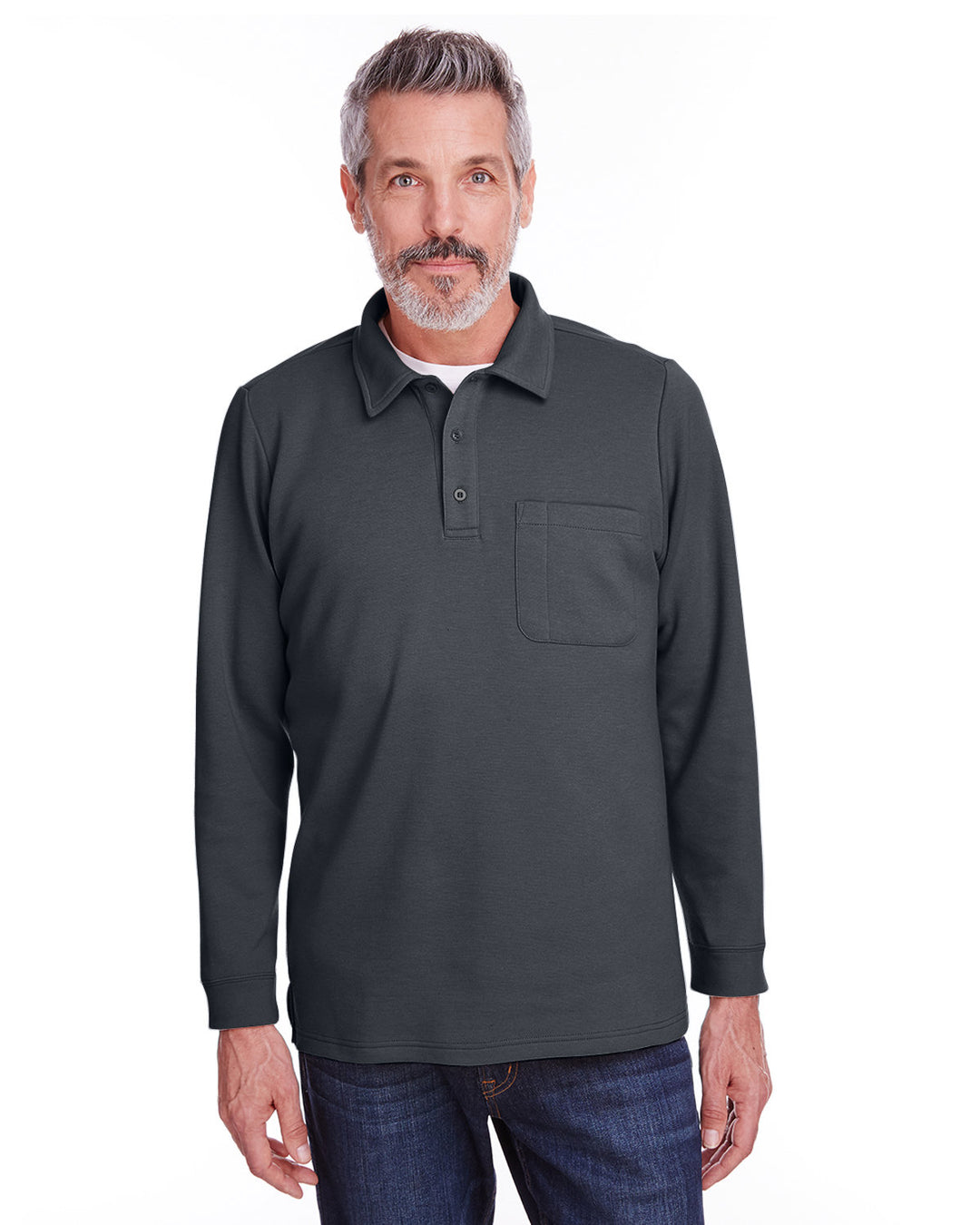 Harriton Adult StainBloc™ Pique Pullover Fleece Harriton