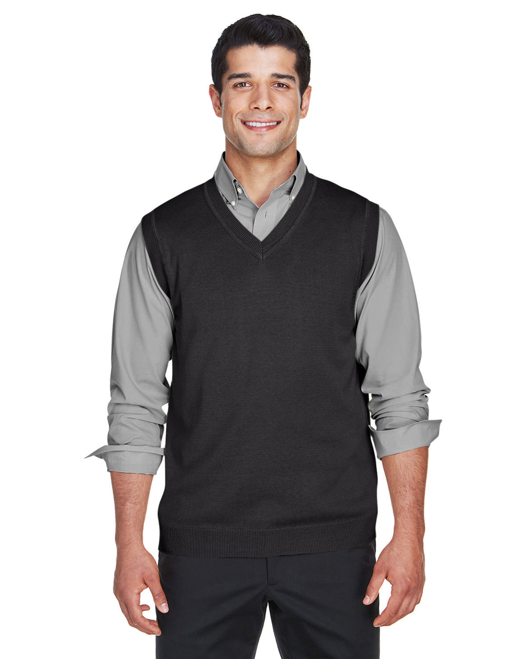 Devon & Jones Adult V-Neck Vest Devon & Jones