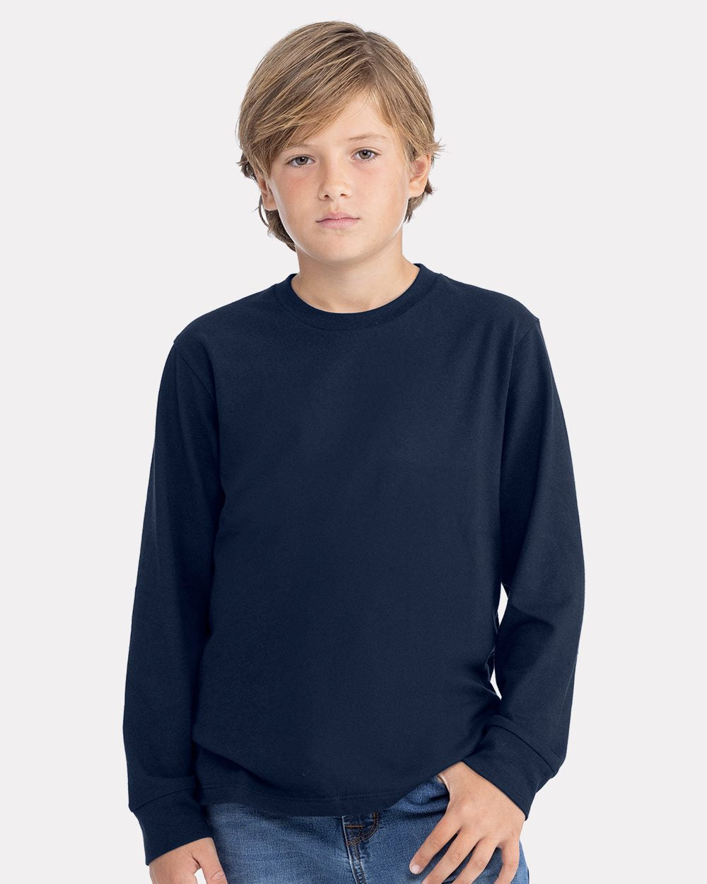 Next Level Youth Cotton Long Sleeve T-Shirt Next Level