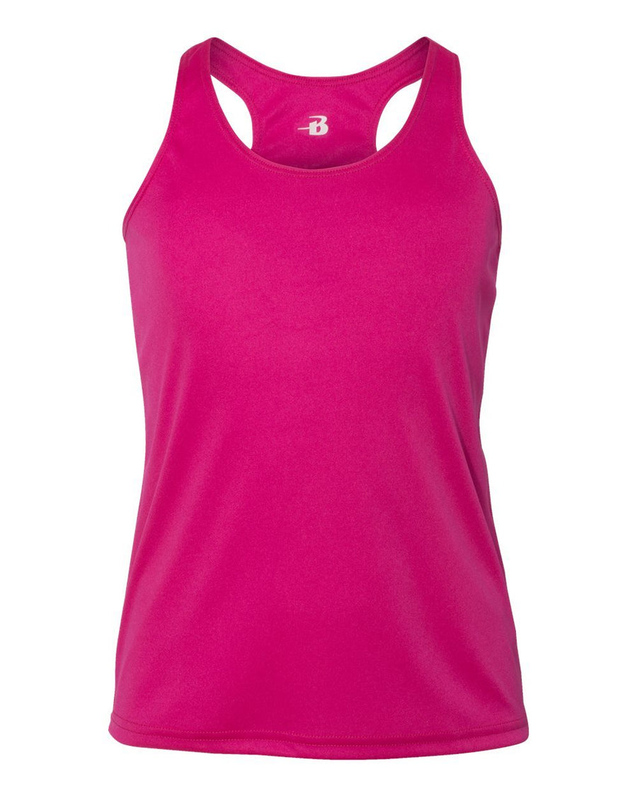 Badger Girls’ B-Core Racerback Tank Top Badger