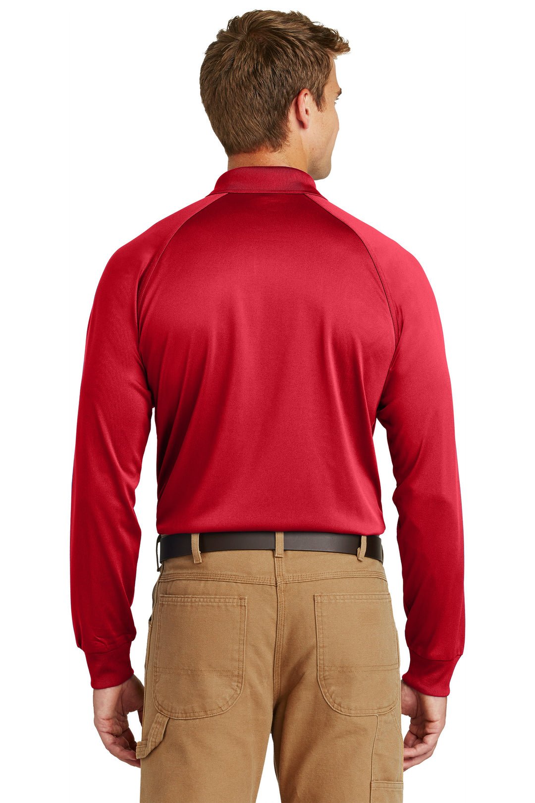 CornerStone Men's Select Long Sleeve Snag-Proof Tactical Polo. CS410LS CornerStone