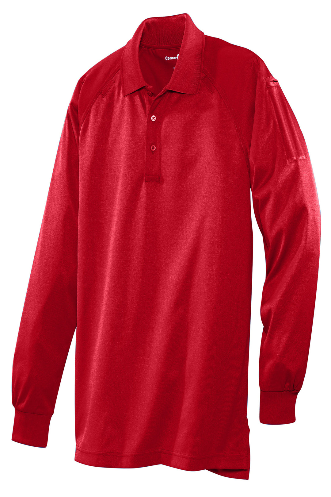 CornerStone Men's Select Long Sleeve Snag-Proof Tactical Polo. CS410LS CornerStone