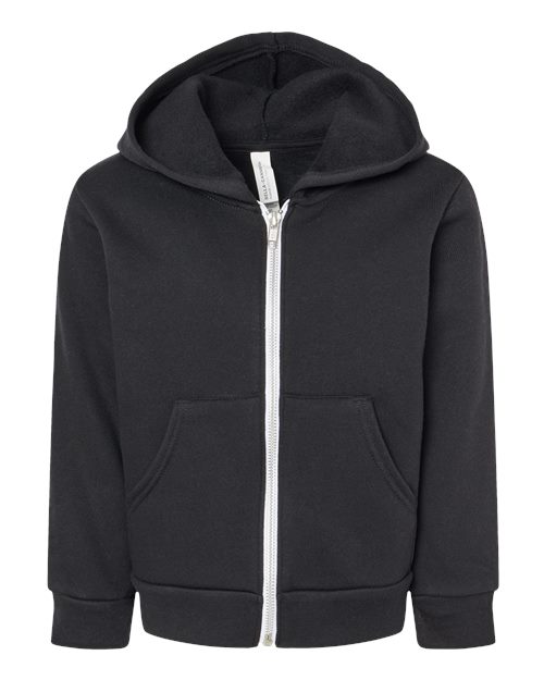 BELLA + CANVAS Toddler Sponge Fleece Full-Zip Hoodie