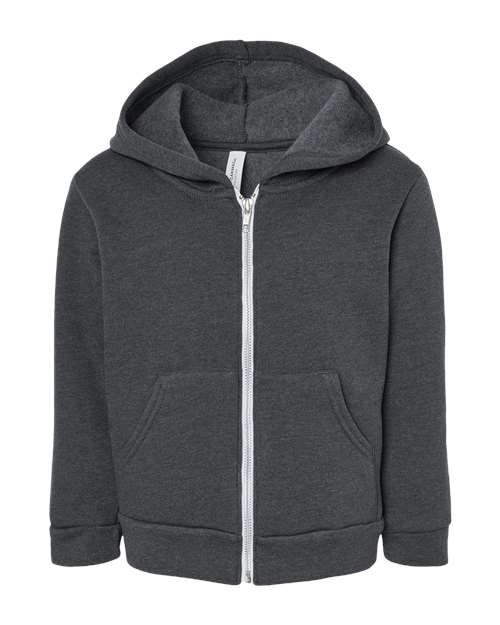 BELLA + CANVAS Toddler Sponge Fleece Full-Zip Hoodie