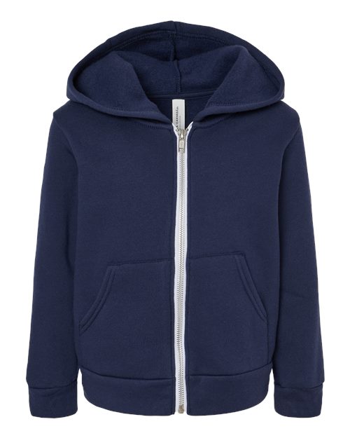 BELLA + CANVAS Toddler Sponge Fleece Full-Zip Hoodie