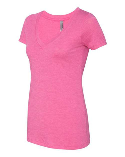 Next Level Women's Triblend Deep V-Neck T-Shirt Next Level