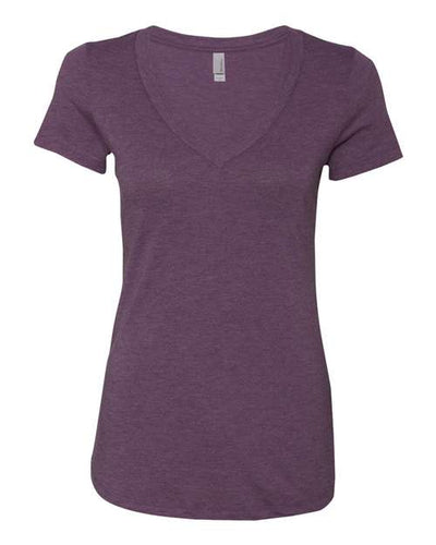 Next Level Women's Triblend Deep V-Neck T-Shirt Next Level