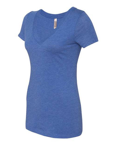 Next Level Women's Triblend Deep V-Neck T-Shirt Next Level