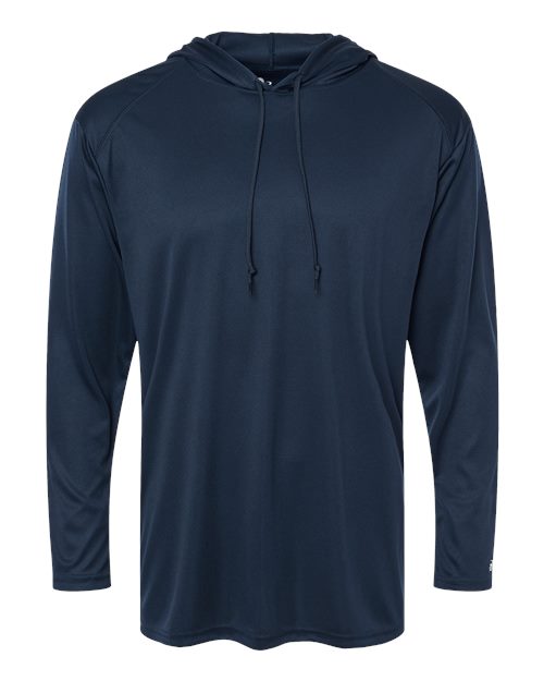 Badger Men's B-Core Hooded Long Sleeve T-Shirt Badger