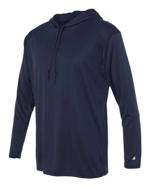 Badger Men's B-Core Hooded Long Sleeve T-Shirt Badger