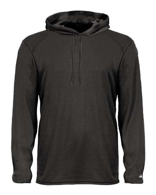 Badger Men's B-Core Hooded Long Sleeve T-Shirt Badger