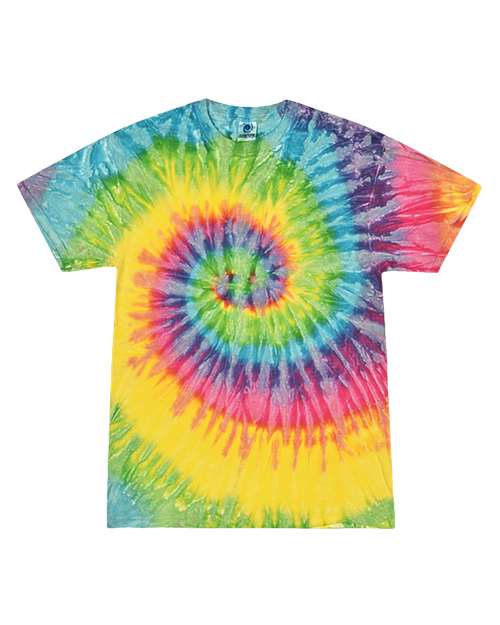 Colortone Men's Multi-Color Tie-Dyed T-Shirt Colortone