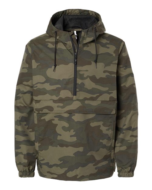 Independent Trading Co. Men's Nylon Anorak Jacket Independent Trading Co.